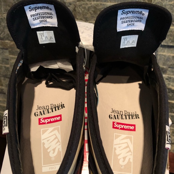 Vans x Supreme x Jean Paul Men Size 8 - Picture 7 of 7
